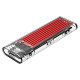 Orico TCM2-C3 M.2 NVME to USB-C 10Gb/s Disk Drive - Red