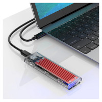 Orico TCM2-C3 M.2 NVME to USB-C 10Gb/s Disk Drive - Red