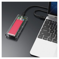 Orico TCM2-C3 M.2 NVME to USB-C 10Gb/s Disk Drive - Red