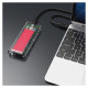 Orico TCM2-C3 M.2 NVME to USB-C 10Gb/s Disk Drive - Red