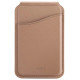 Uniq Coehl Esme Magnetic Wallet with Mirror and Stand Beige/Dusty Nude