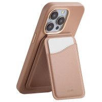 Uniq Coehl Esme Magnetic Wallet with Mirror and Stand Beige/Dusty Nude