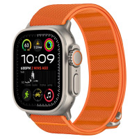 Tech-Protect Nylon Strap for Apple Watch 44 / 45 / 46 / 49 mm - Orange