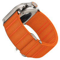 Tech-Protect Nylon Strap for Apple Watch 44 / 45 / 46 / 49 mm - Orange