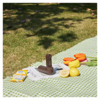 Jisulife Handheld Fan Life8 Plus Portable USB Fan with Power Bank Function 4500mAh and Flashlight - Brown