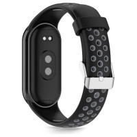 Tech-Protect IconBand Air Strap for Xiaomi Smart Band 8 / 9 / 10 / NFC - Black and Gray