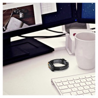Tech-Protect IconBand Air Strap for Xiaomi Smart Band 8 / 9 / 10 / NFC - Black and Gray