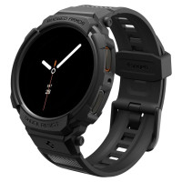 Spigen Rugged Armor Pro Strap for Samsung Galaxy Watch 8 44mm - Matte Black