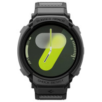 Spigen Rugged Armor Pro Strap for Samsung Galaxy Watch 8 44mm - Matte Black