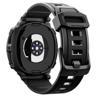Spigen Rugged Armor Pro Strap for Samsung Galaxy Watch 8 44mm - Matte Black