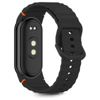 Tech-Protect Silicone Sport Strap for Xiaomi Smart Band 8 / 9 / 10 / NFC - Black
