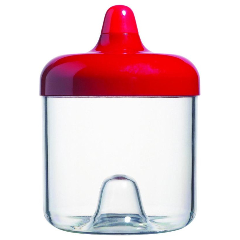 Viceversa round canister 0.75L red 11231