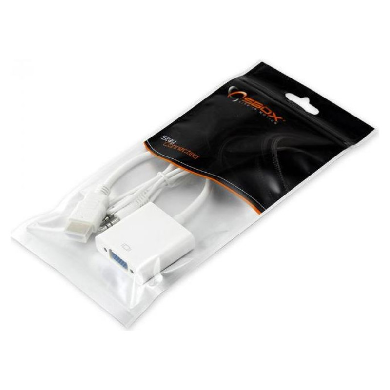 Sbox HDMI M.->VGA F. + Audio AD.HDMI-VGA+A