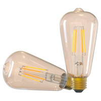Tellur WiFi Filament Smart Bulb E27, Amber, White/Warm, Dimmer