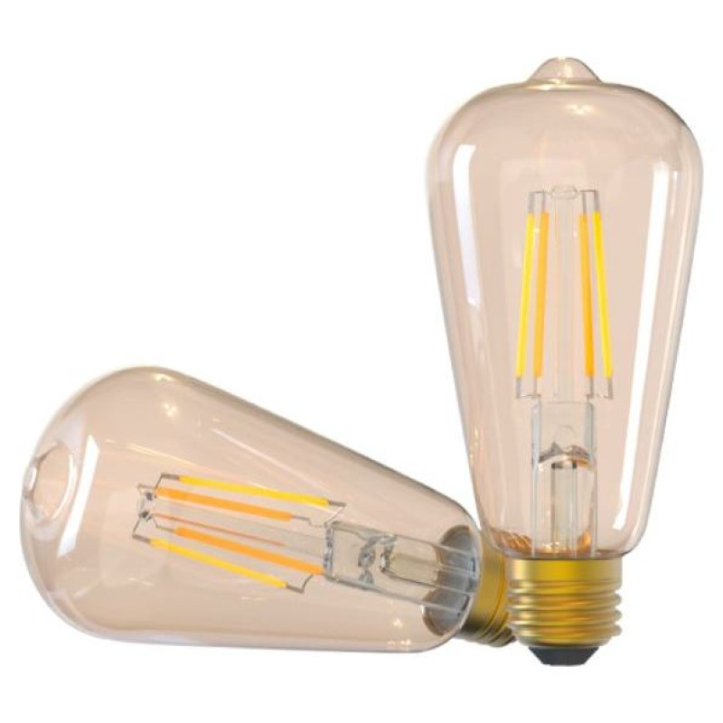 Tellur WiFi Filament Smart Bulb E27, Amber, White/Warm, Dimmer