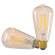 Tellur WiFi Filament Smart Bulb E27, Amber, White/Warm, Dimmer