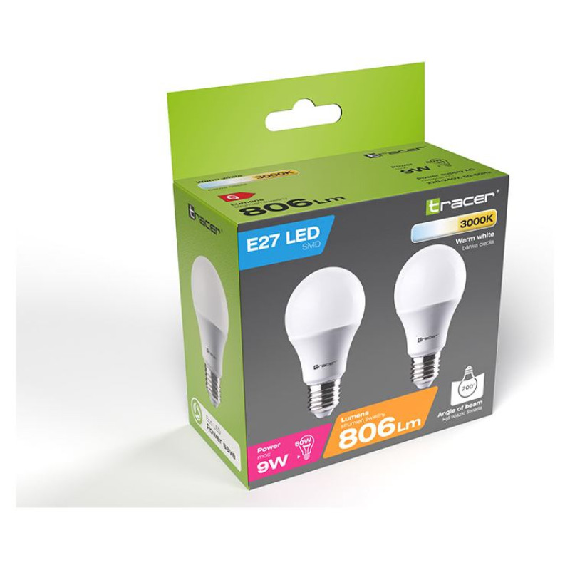 Tracer 46501 LED Bulb GU10 6W=42 Warm White