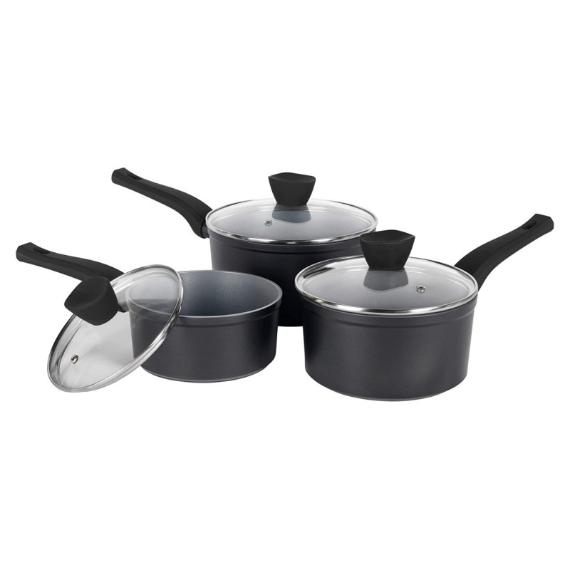 Russell Hobbs RH01706EU Pearlised saucepan set 3pcs