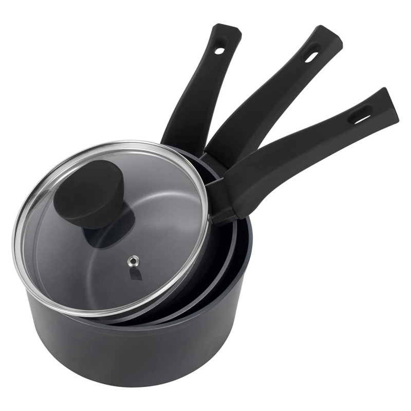 Russell Hobbs RH01706EU Pearlised saucepan set 3pcs