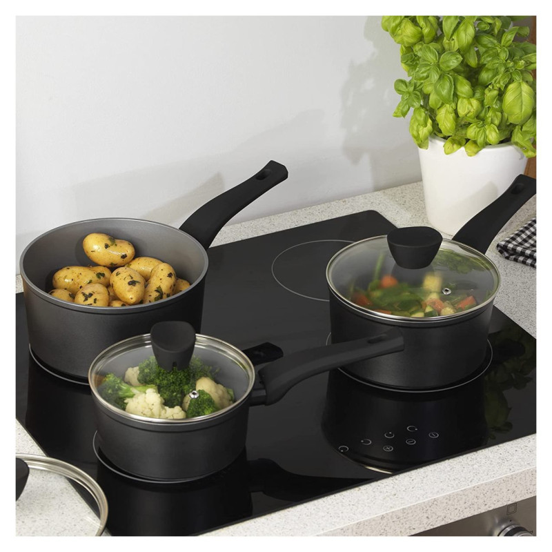 Russell Hobbs RH01706EU Pearlised saucepan set 3pcs