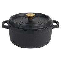 Russell Hobbs RH02524BEU7 Cast iron stockpot 24cm black