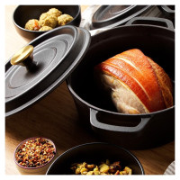 Russell Hobbs RH02524BEU7 Cast iron stockpot 24cm black