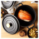 Russell Hobbs RH02524BEU7 Cast iron stockpot 24cm black