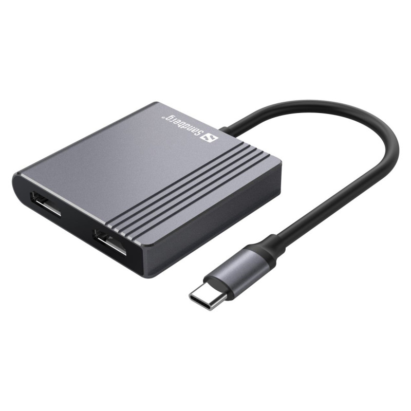 Sandberg 136-44 USB-C Dock 2xHDMI+USB+PD