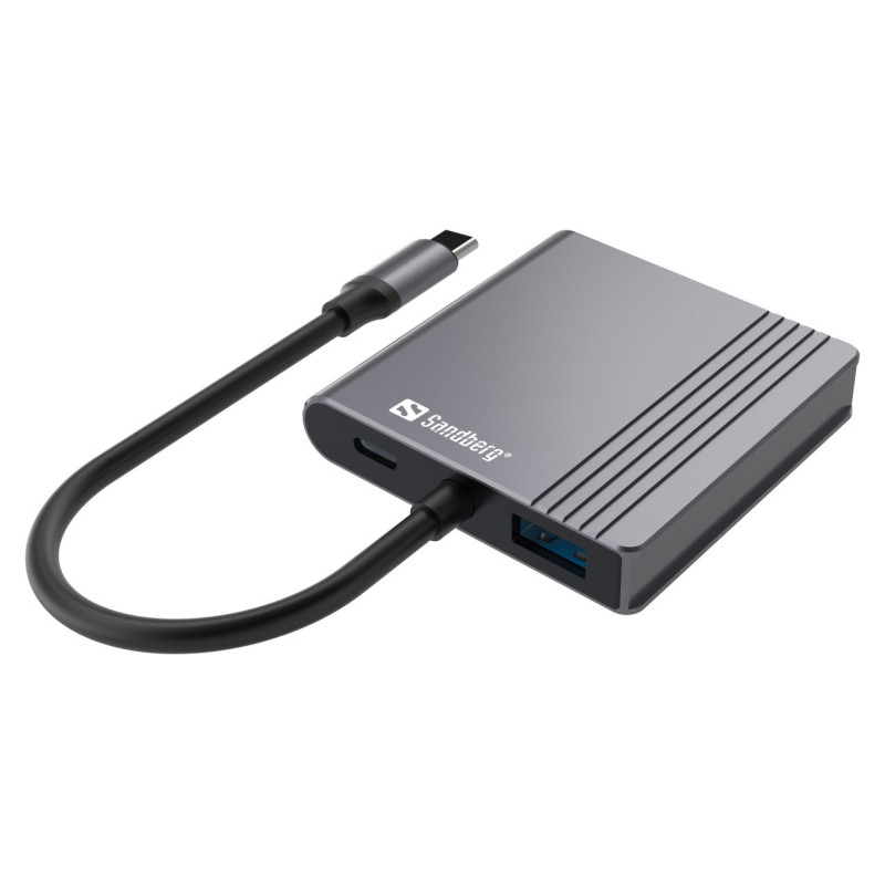 Sandberg 136-44 USB-C Dock 2xHDMI+USB+PD