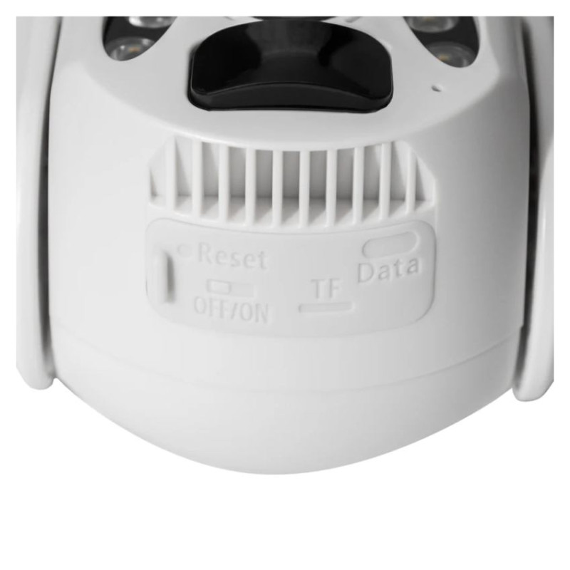 Tellur Smart WiFi Solar Camera P&T 3MP, 2K UltraHD, PIR, 20W solar panel, white