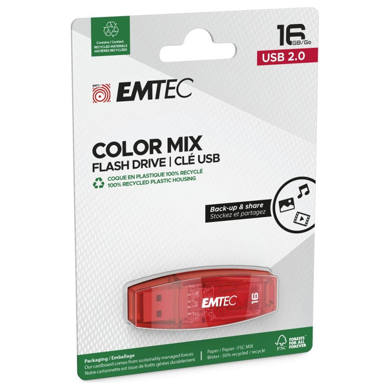 Emtec USB2.0 C410 16GB Red