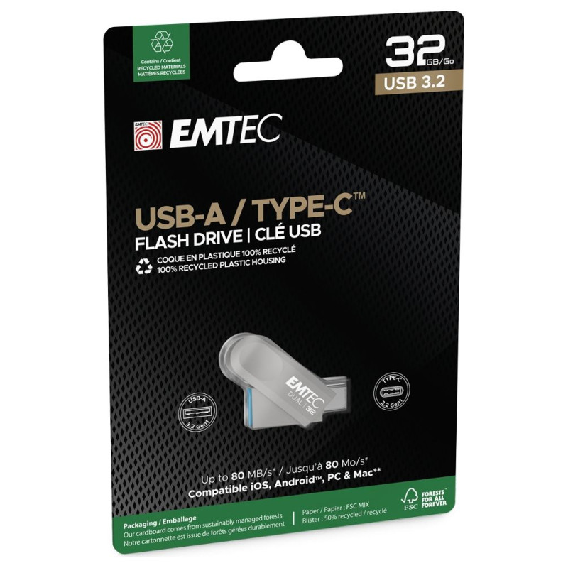 Emtec USB3.2 Type-C Dual D280 32GB