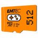 Emtec mSD 512GB UHSI U3 V30 A2 Gaming Orange