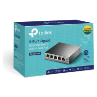 Tp-Link Switch|TP-LINK|Desktop/pedestal|5x10Base-T / 100Base-TX / 1000Base-T|PoE ports 4|TL-SG1005P