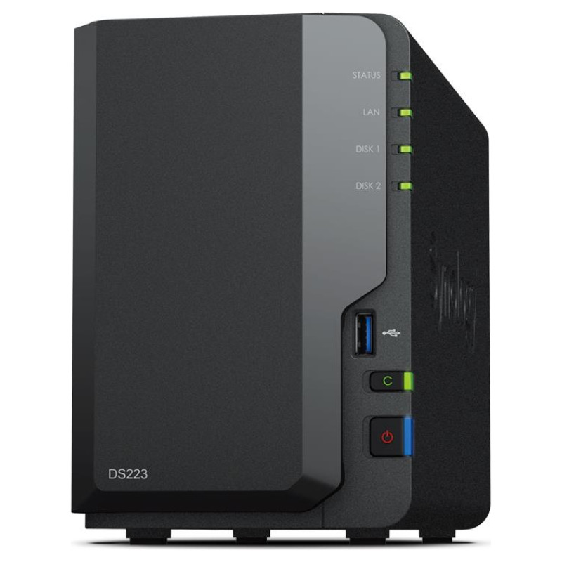 Synology NAS STORAGE TOWER 2BAY/NO HDD USB3.2 DS223 SYNOLOGY