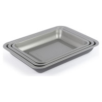 Salter BW13675 Essentials 3-Piece Roasting Tray Set