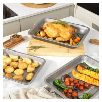 Salter BW13675 Essentials 3-Piece Roasting Tray Set