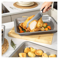 Salter BW13675 Essentials 3-Piece Roasting Tray Set