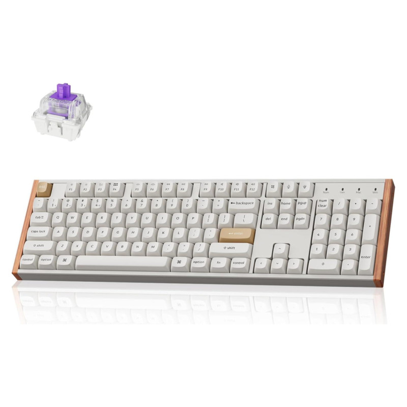 Keychron KEYBOARD WRL K10 HE SPECIAL ED/WHITE K10H-Q1 KEYCHRON