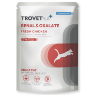 Trovet Plus Pouch Cat Adult Renal & Oxalate Chicken 85 g