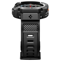 Spigen Rugged Armor Pro Strap for Samsung Galaxy Watch 8 Classic 46mm - Matte Black