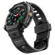Spigen Rugged Armor Pro Strap for Samsung Galaxy Watch 8 Classic 46mm - Matte Black