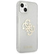 Guess GUHCP13SPCUGL4GTR iPhone 13 mini 5.4" transparent hard case Glitter 4G Big Logo
