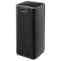 Brabantia atkritumu tvertne ar pedāli, 30L, Matt Black - 238109