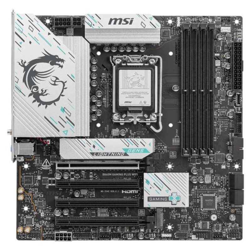 MSI Mainboard|MSI|Intel B860 Express|LGA1851|Micro-ATX|Memory DDR5|Memory slots 4|B860MGAMINGPLUSWIFI