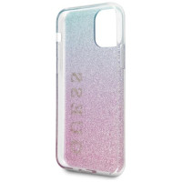 Guess GUHCN58PCUGLPBL iPhone 11 Pro rose blue/pink blue hard case Glitter Gradient