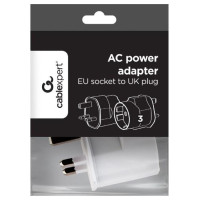 Gembird POWER ADAPTER AC EU TO UK 13A/A-AC-EUFUKM-01 GEMBIRD