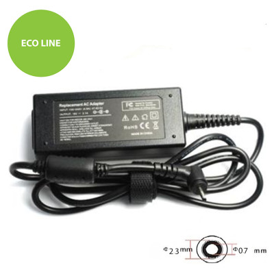 Extradigital Laptop Power Adapter ASUS 40W: 19V, 2.1A