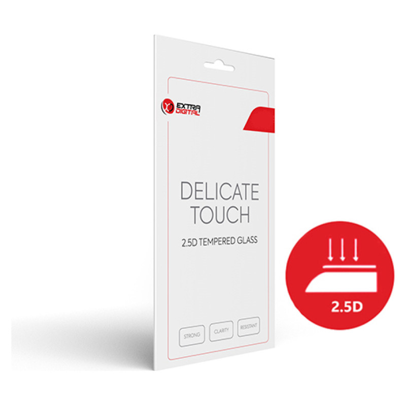 Extradigital Tempered Glass Screen XIAOMI Mi Note 10 (2.5D, clear)