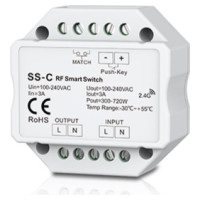 Skydance SS-C Smart Switch, 100-240V, 1x 6A, Push-Key